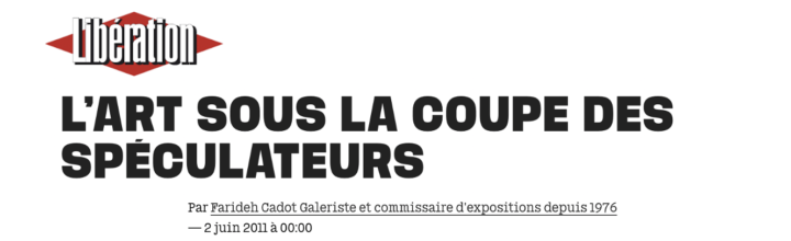 LIBÉRATION – 02.06.2011